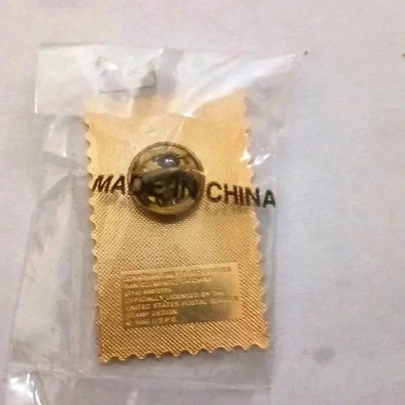 Mary McLeod Bethune Metal Stamp - never used. Pins to anything.  Collectable - Picture 3 of 3